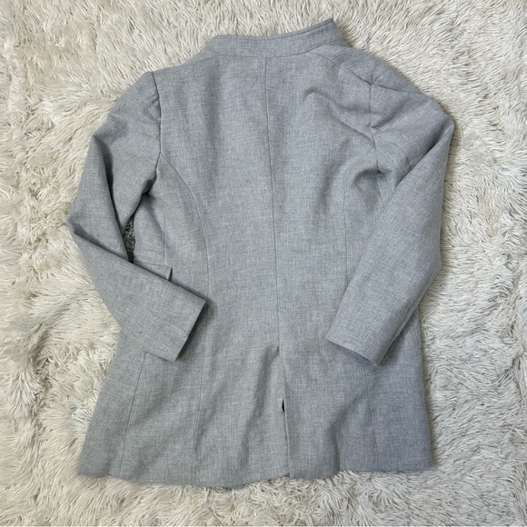 ◾️Zara Basic Outerwear Grey Coat - Picture 9 of 10